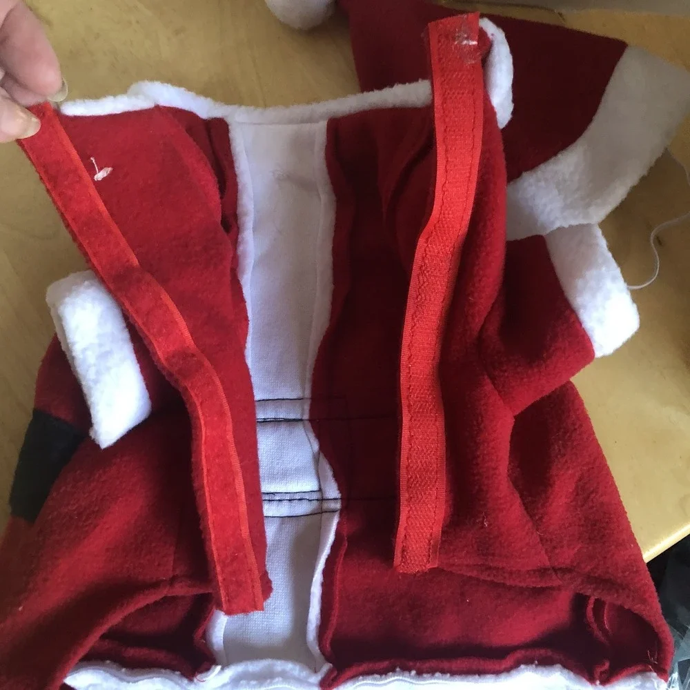 Christmas dog clothing, Santa Clause Dog Costume